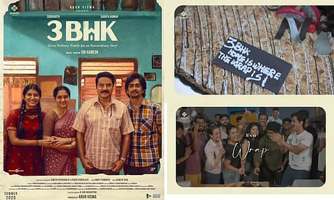 சித்தார்த்தின் 3 BHK படத்தின் படப்பிடிப்பு பணிகள் நிறைவடைந்தது