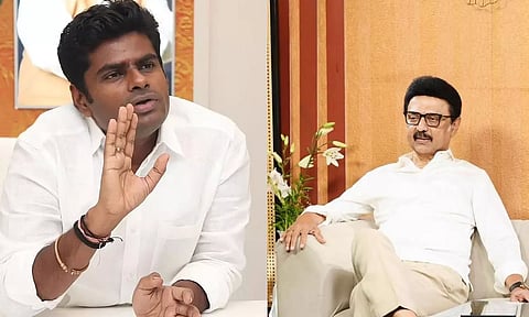 இந்தி திணிப்பு மாயைக்கு எதிராக அட்டைக்கத்தியை வீசாதீர்கள் - அண்ணாமலை