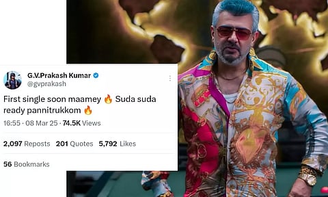 GBU ஃபர்ஸ்ட் சிங்கிளை சுட சுட ரெடி பண்ணும் ஜிவி பிரகாஷ்