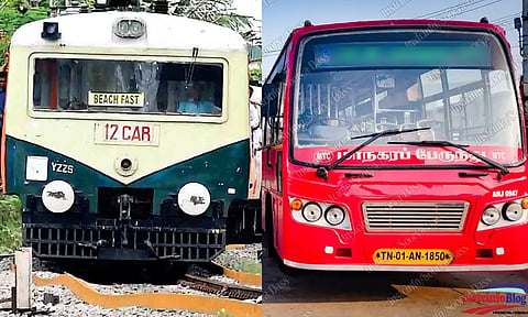 சென்னை புறநகர் ரெயில்கள் ரத்து- கூடுதல் பேருந்துகள் இயக்க முடிவு