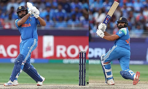 அதிரடி அரைசதம் அடித்து அவுட்டானார் ரோகித்.. 30 ஓவர் முடிவில் இந்தியா 136/3