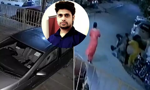 பார்க்கிங் பிரச்சனையில் விஞ்ஞானி அடித்துக் கொலை.. பரபரப்பு வீடியோ