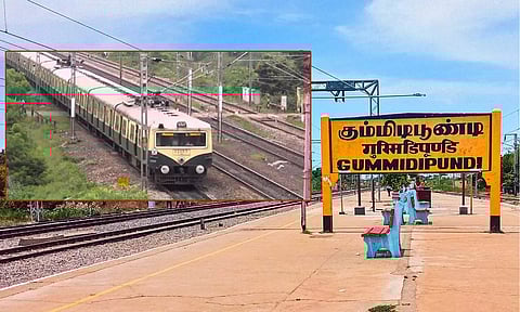 வருகிற 17ஆம் தேதி சென்னை சென்ட்ரல்- கும்மிடிப்பூண்டி வழித்தடத்தில் 21 மின்சார ரெயில் சேவை ரத்து