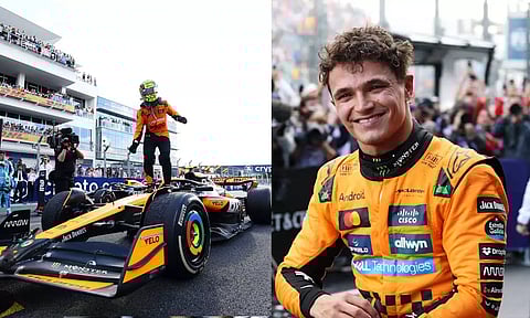 'பார்முலா 1' கார் பந்தயத்தின் முதல் சுற்றில் இங்கிலாந்து வீரர் லாண்டோ நோரிஸ் வெற்றி