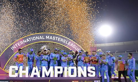 சர்வதேச மாஸ்டர்ஸ் லீக்: கோப்பை வென்ற இந்தியா மாஸ்டர்ஸ் அணிக்கு பரிசுத் தொகை எவ்வளவு தெரியுமா?