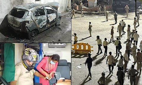 ஔரங்கசீப் கல்லறை அகற்ற கோரும் போராட்டம்.. வன்முறை களமான நாக்பூரில் 144 தடை உத்தரவு