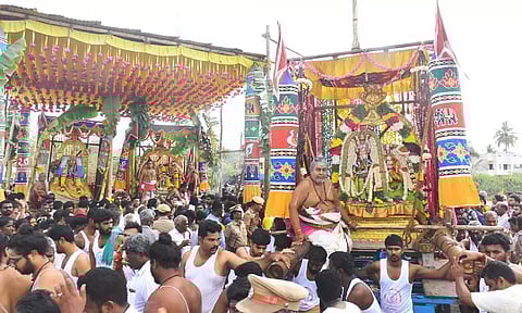 திருப்பரங்குன்றத்தில் சுப்பிரமணிய சுவாமி-தெய்வானை திருக்கல்யாணம் கோலாகலம்