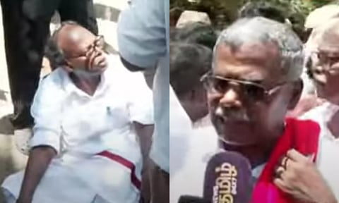 கடலூரில் மார்க்சிஸ்ட் மாநில செயலாளர் சண்முகம் கைது