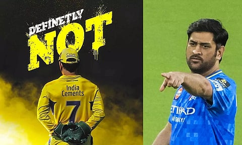 வீல்சேரில் இருந்தாலும்.. சி.எஸ்.கே. அணியில் விளையாடுவேன் - ஓய்வு குறித்து மனம் திறந்த எம்.எஸ். தோனி