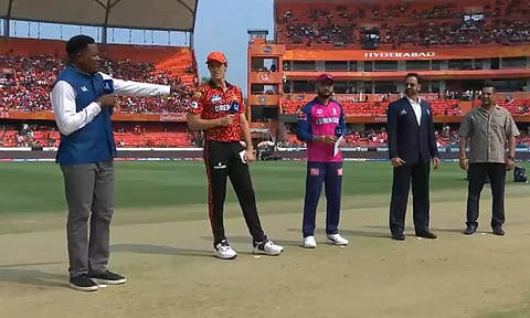 ஐபிஎல் 2025: ஐதராபாத்துக்கு எதிராக ராஜஸ்தான் டாஸ் வென்று பந்து வீச்சு தேர்வு