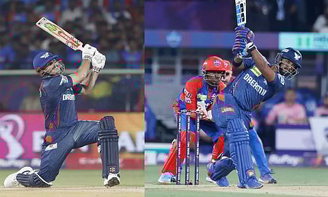 ஐபிஎல் 2025: மிட்செல் மார்ஷ், பூரன் அரைசதம்- டெல்லிக்கு 210 ரன்கள் இலக்காக நிர்ணயித்தது லக்னோ