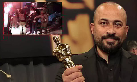 ஆஸ்கார் விருது வென்ற பாலஸ்தீனிய இயக்குநரை விடுதலை செய்தது இஸ்ரேல் ராணுவம்