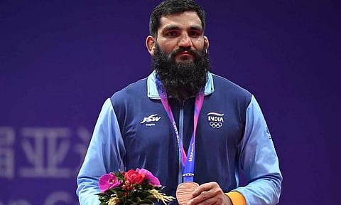 ஆசிய சாம்பியன்ஷிப்பில் 5-வது முறையாக பதக்கம் வென்ற சுனில் குமார்