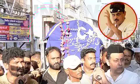 மதுரையில் கராத்தே மாஸ்டர் ஷிஹான் ஹூசைனியின் உடல் நல்லடக்கம்