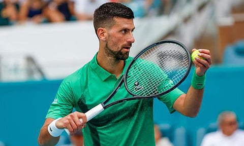 மியாமி ஓபன் டென்னிஸ்: அரையிறுதிக்கு முன்னேறினார் ஜோகோவிச்