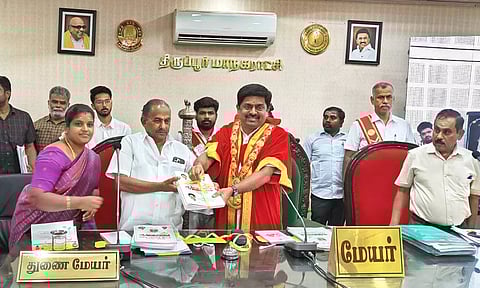 வருவாய்-ரூ.1,522கோடி , செலவு- ரூ.1,518 கோடி , உபரி-ரூ.4.10 கோடி: திருப்பூர் மாநகராட்சியில் பட்ஜெட் தாக்கல்