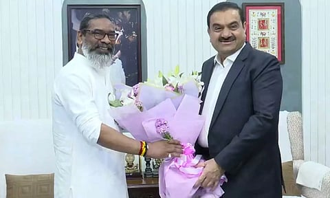 ஜார்க்கண்டில் முதலீடு - முதல்வர் ஹேமந்த் சோரனுடன் அதானி பேச்சுவார்த்தை