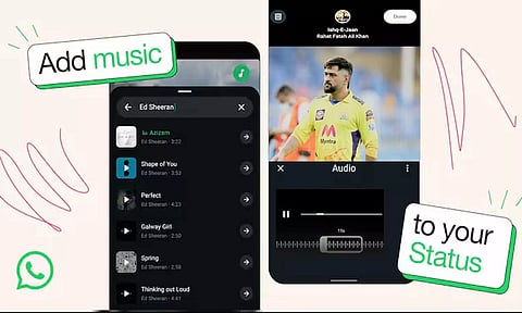 இன்ஸ்டாகிராம் போல் வாட்ஸ் அப் ஸ்டேட்டசிலும் பாடல் வைக்கலாம் - சூப்பர் அப்டேட் கொடுத்த மெட்டா