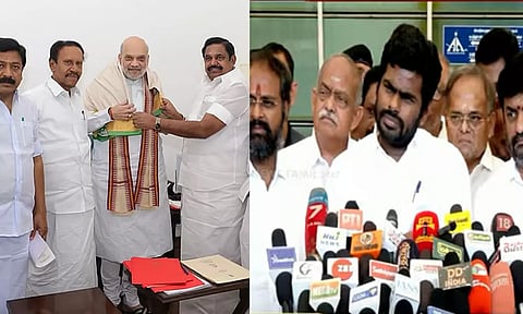 அ.தி.மு.க உடன் கூட்டணி அமைந்தால் ராஜினாமா: எனது நிலைப்பாட்டில் மாற்றம் இல்லை- அண்ணாமலை