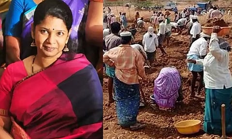 100 நாள் வேலை திட்ட நிலுவை தொகை விவகாரம்- தி.மு.க. நோட்டீஸ்