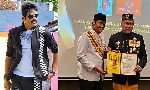 நடிகர் ஆர்கேவுக்கு மிக உயரிய டான் ஸ்ரீ விருது வழங்கி ATJEH DARISSALUM மன்னர் கௌரவம்