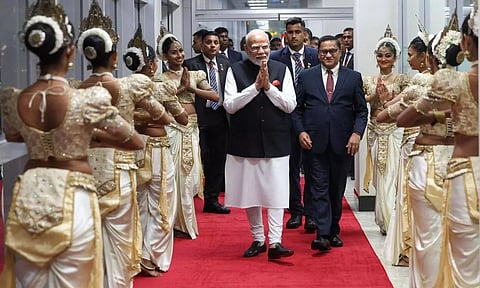 பிம்ஸ்டெக் உச்சிமாநாடு நிறைவு: இலங்கை சென்றடைந்தார் பிரதமர் மோடி