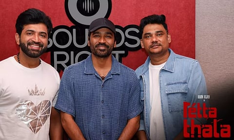 அருண் விஜயின் `ரெட்ட தல' படத்தில் பாடிய தனுஷ்