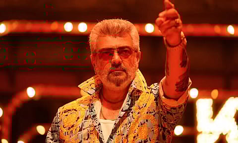 நாளை ரிலீஸ் ஆகும் "குட் பேட் அக்லி"- புதிய போஸ்டரை வெளியிட்ட படக்குழு