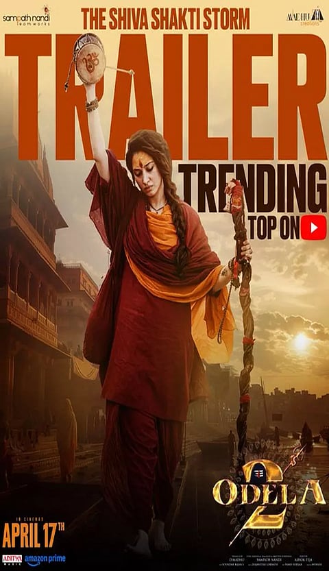 கோமாதாவின் சிறுநீரை விற்றுகூட வாழலாம்... தமன்னாவின் 'ஒடேலா 2' படத்தின் டிரெய்லர் வெளியானது