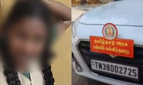 வகுப்பறைக்கு வெளியே தேர்வு எழுதிய மாணவி - பள்ளியில் கல்வித்துறை விசாரணை