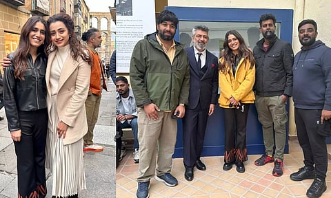 குட் பேட் அக்லி படத்தின் BTS புகைப்படங்களை வெளியிட்ட பிரியா வாரியர்