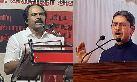 மாணவர்களை "ஜெய்ஸ்ரீராம்" என கோஷமிட வைத்த ஆளுநர் - மனோ தங்கராஜ் கண்டனம்