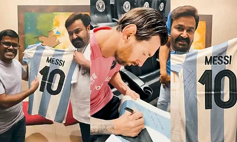 மெஸ்ஸி செயலால் உச்சக்கட்ட Happy ஆன மோகன்லால்