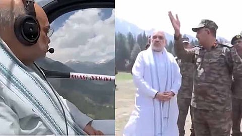 வீடியோ: தாக்குதல் நடந்த இடத்தை நேரில் ஆய்வு செய்த அமித் ஷா