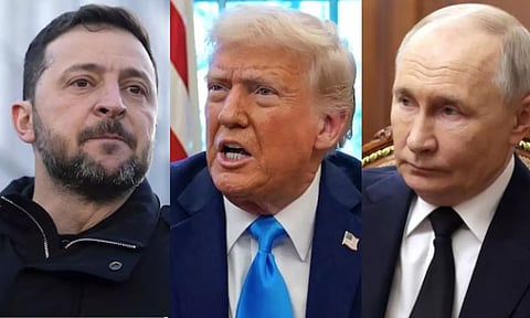 சமாதான போர்வையில் உக்ரைன் பகுதிகளை ரஷியாவுக்கு தாரைவார்க்க டிரம்ப் திட்டம்.. ஜெலன்ஸ்கி எதிர்ப்பு