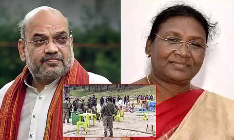 குடியரசு தலைவருடன் அமித் ஷா சந்திப்பு