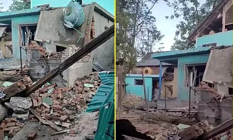 பஹல்காம் தாக்குதல்: தீவிரவாதிகளின் வீடுகள் குண்டு வைத்து தகர்ப்பு- விடிய விடிய துப்பாக்கி சண்டை