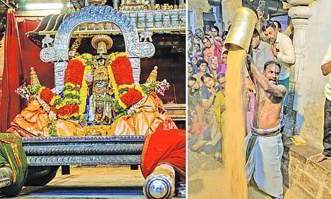 ஸ்ரீரங்கம் ரெங்கநாதர் கோவிலில் நாளை சித்திரை தேரோட்டம்