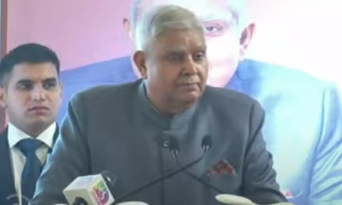 அரசியல் அமைப்பை பாதுகாக்க ஆளுநர் ஆர்.என்.ரவி தீர்க்கத்துடன் செயல்படுகிறார் - துணை ஜனாதிபதி