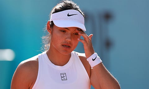 மாட்ரிட் ஓபன் டென்னிஸ்: 2வது சுற்றில் எம்மா ராடுகானு அதிர்ச்சி தோல்வி