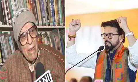 பாகிஸ்தானுக்காக அவர்களின் இதயங்கள் ரத்தம் கசிகின்றன - காங்கிரசை சாடிய அனுராக் தாக்கூர்