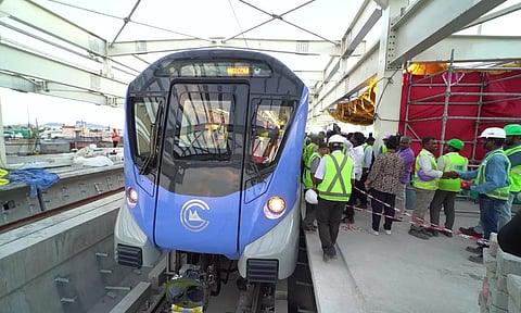 பூந்தமல்லி- போரூர் இடையே வெற்றிகரமாக நடைபெற்ற மெட்ரோ ரெயில் சோதனை ஓட்டம்