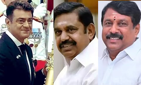 பத்ம பூஷண் விருது பெற்ற நடிகர் அஜித் குமாருக்கு இ.பி.எஸ்., நயினார் நாகேந்திரன் வாழ்த்து