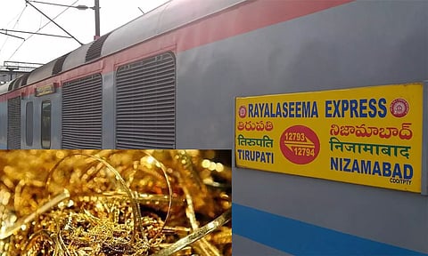 திருப்பதி அருகே எக்ஸ்பிரஸ் ரெயிலில் பயணிகளை மிரட்டி நகை, பணம் கொள்ளை