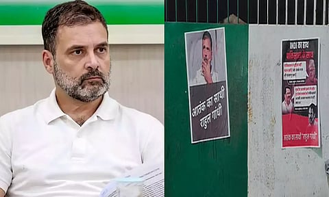 அமேதி செல்லும் ராகுல் காந்தியை விமர்சித்து பரபரப்பு சுவரொட்டிகள்