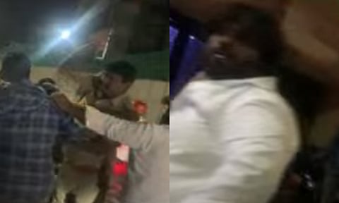 ஆபாச சைகை செய்த காவலர் - புகார் கொடுத்த பெண்ணின் கணவர் மீது வழக்குப்பதிவு