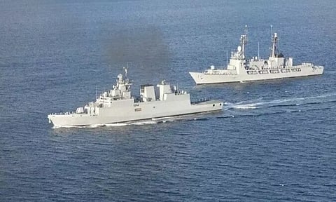 பஹல்காம் தாக்குதல்: அரபிக்கடலில் இந்திய கடற்படை போர் பயிற்சி