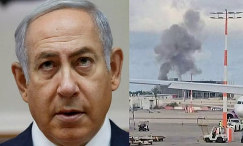 பழிக்குப் பழி.. ஹவுதிக்களை சும்மா விடமாட்டோம்- விமான நிலைய தாக்குதலால் கொந்தளித்த இஸ்ரேல் பிரதமர்