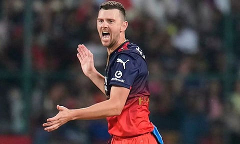 RCB அணிக்கு வந்த சோதனை... காயம் காரணமாக ஜோஷ் ஹேசில்வுட் விலகல்?