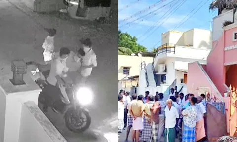 நெல்லையில் தி.மு.க. நிர்வாகி வீடு மீது பெட்ரோல் குண்டுகள் வீசிய கும்பல் - போலீசார் விசாரணை